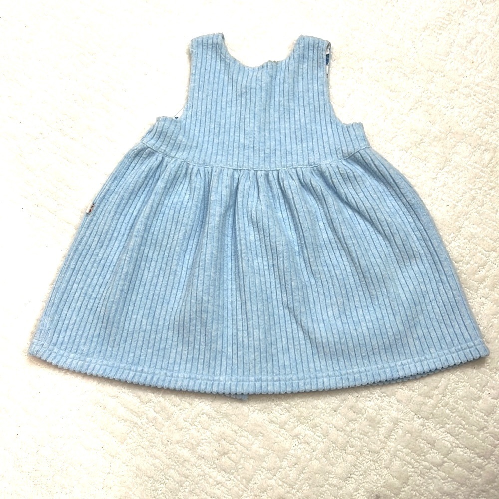 Friend’s baby blue girls toddler ribbed jumper 12-18 months - Picture 6 of 6
